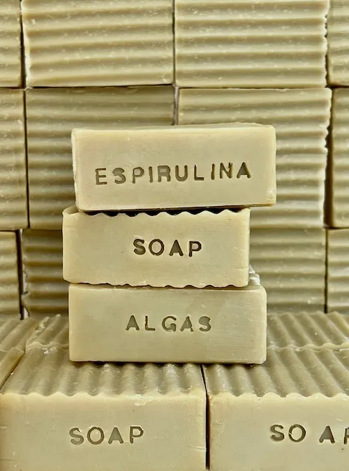 Jabón de espirulina